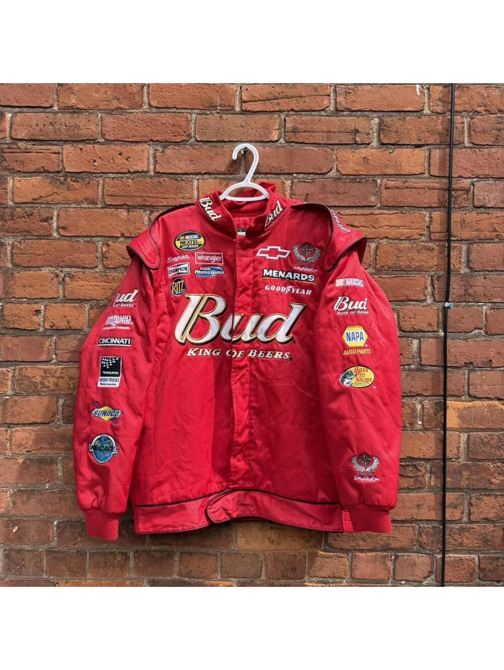 vintage Budweiser king of beers chase authentics jacket 00s